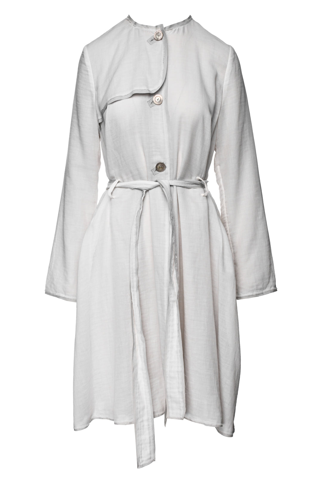 Ports Size 10 Cotton Gauze Belted Trench Coat