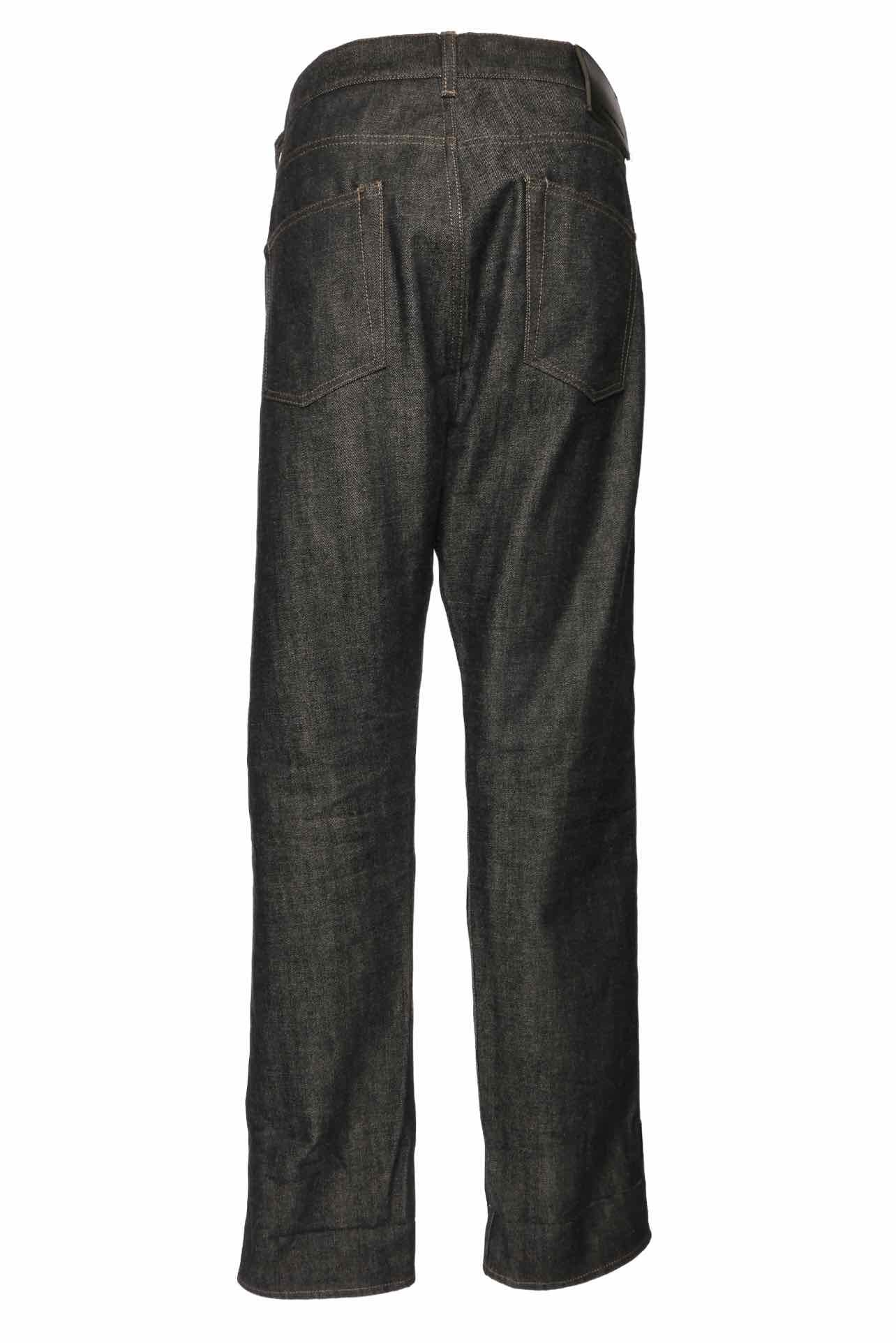 Rick Owens DRKSHDW Size 34 Men's Detroit Cut Cuffed Jeans - Luxury