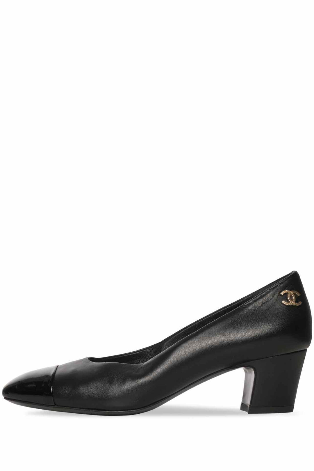 Chanel Size 36 Cap Toe Ballet Pumps