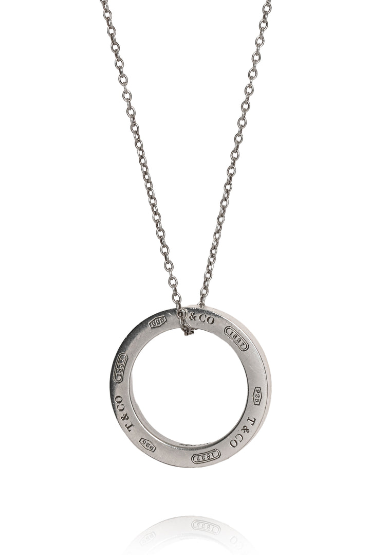 Tiffany & Co Size 1837 Circle Pendant Necklace