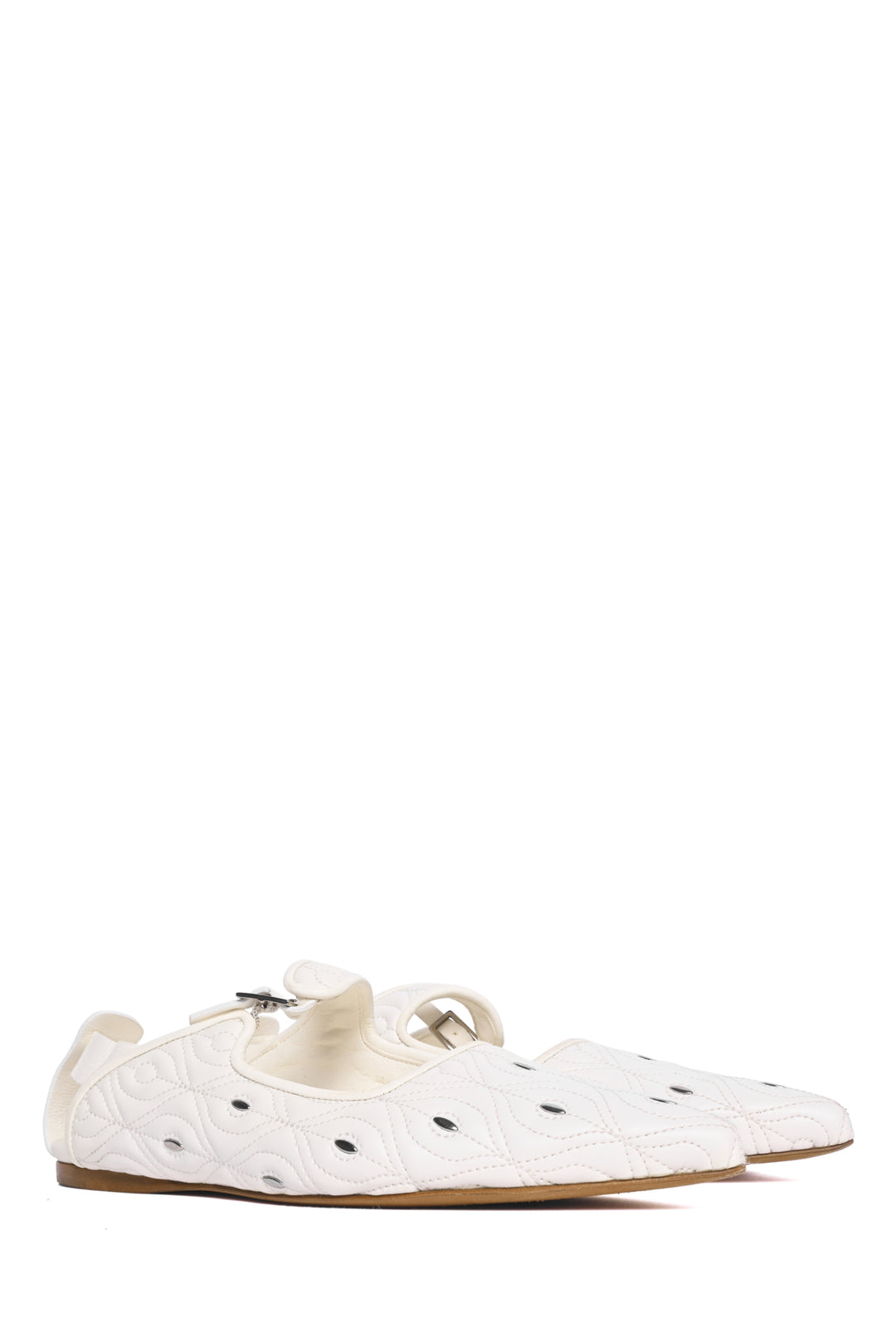 Tibi Size 37.5 Rudolph Studded Flats