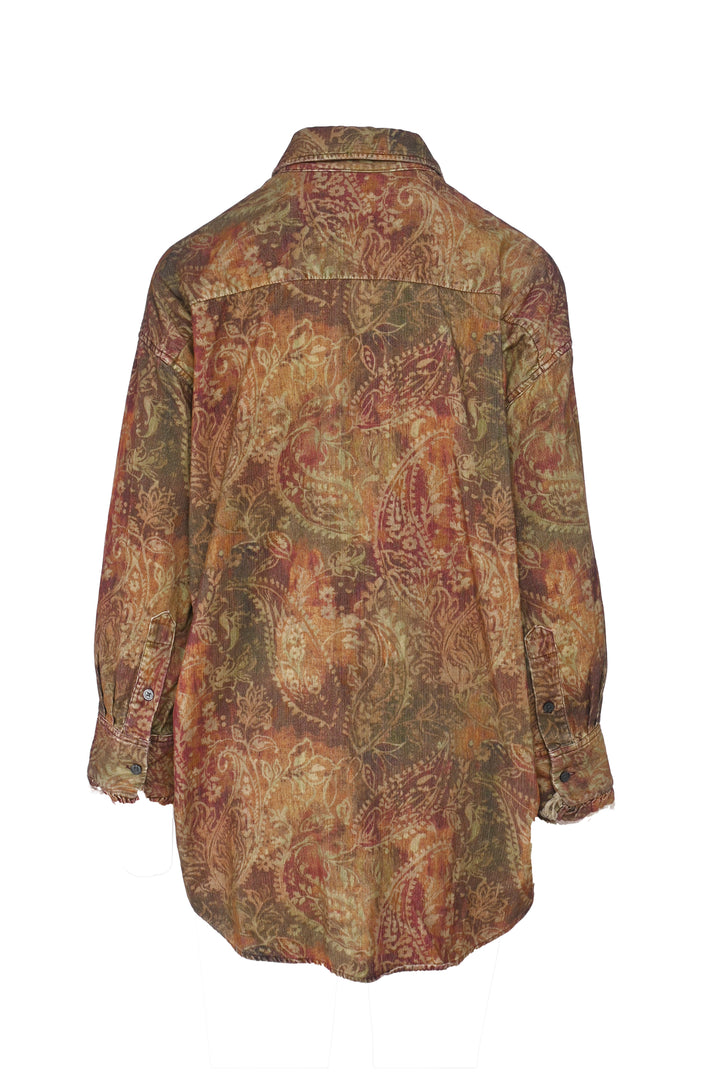 R13 Size XS Drop Neck Tuxedo Shirt