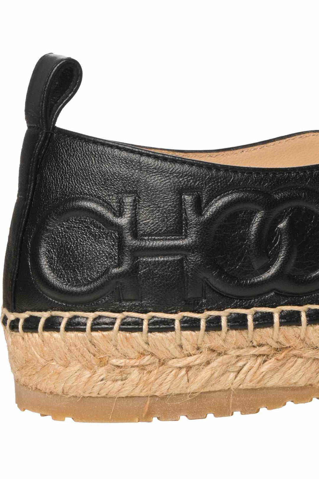 Jimmy Choo Size 36.5 Lichi Soft Leather Espadrille Flats