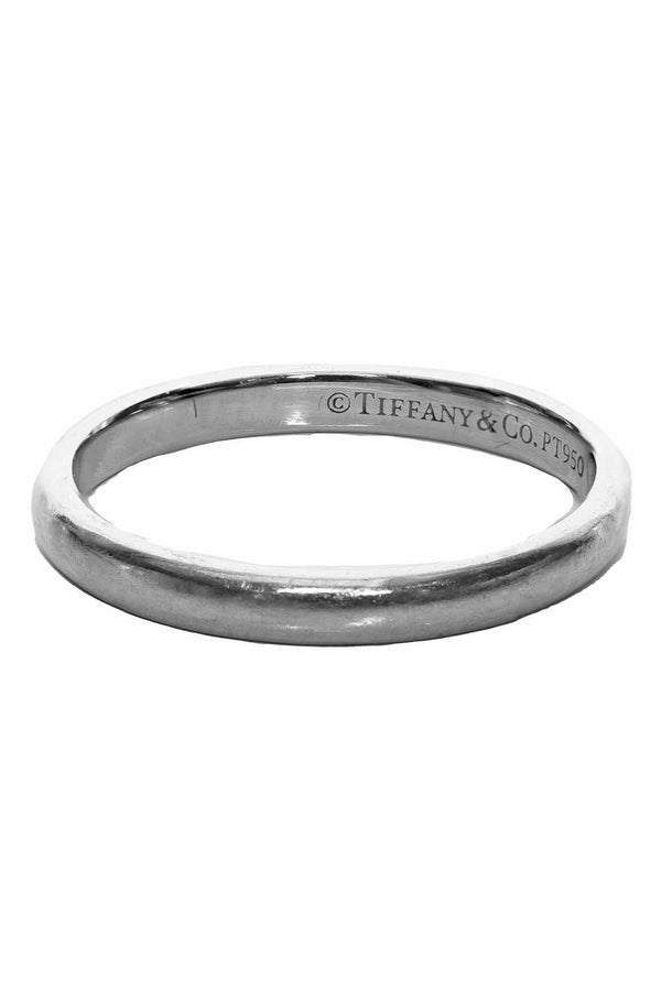 2.5mm Tiffany Platinum Wedding Band Size 3.5 Ring
