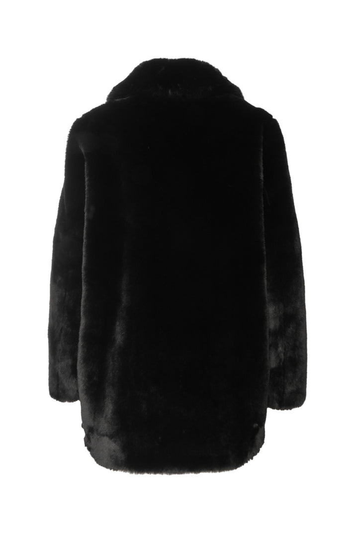 Gerard Darel Size 38 Faux Fur Coat