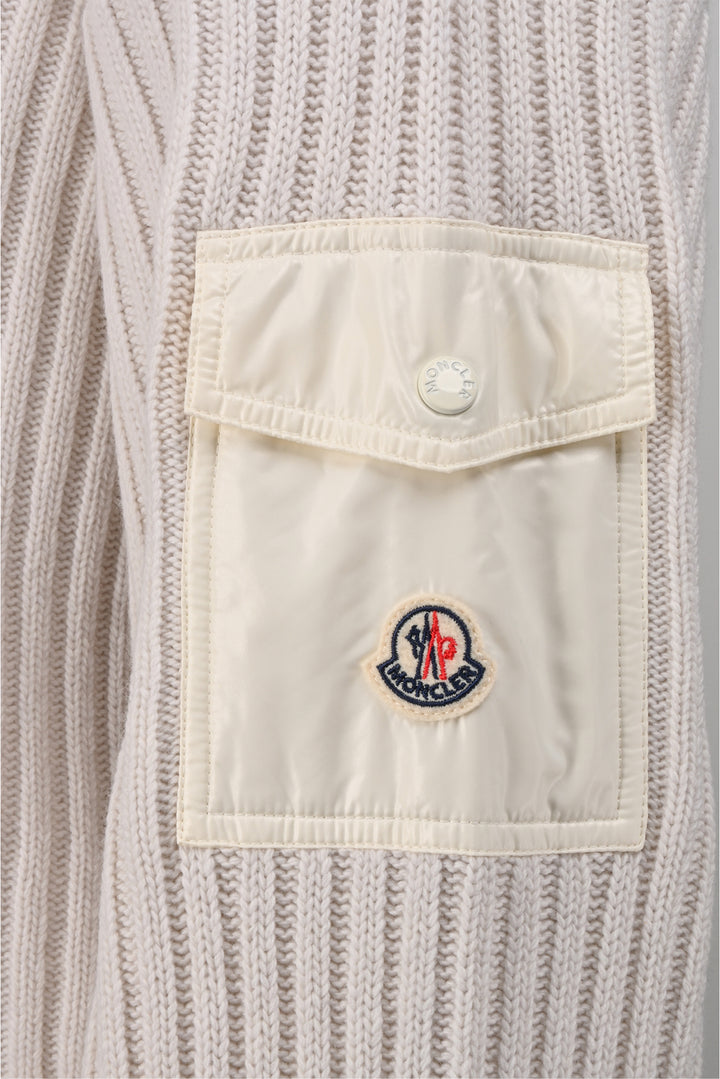 Moncler Size L Collo Alto Tricot Turtleneck Sweater