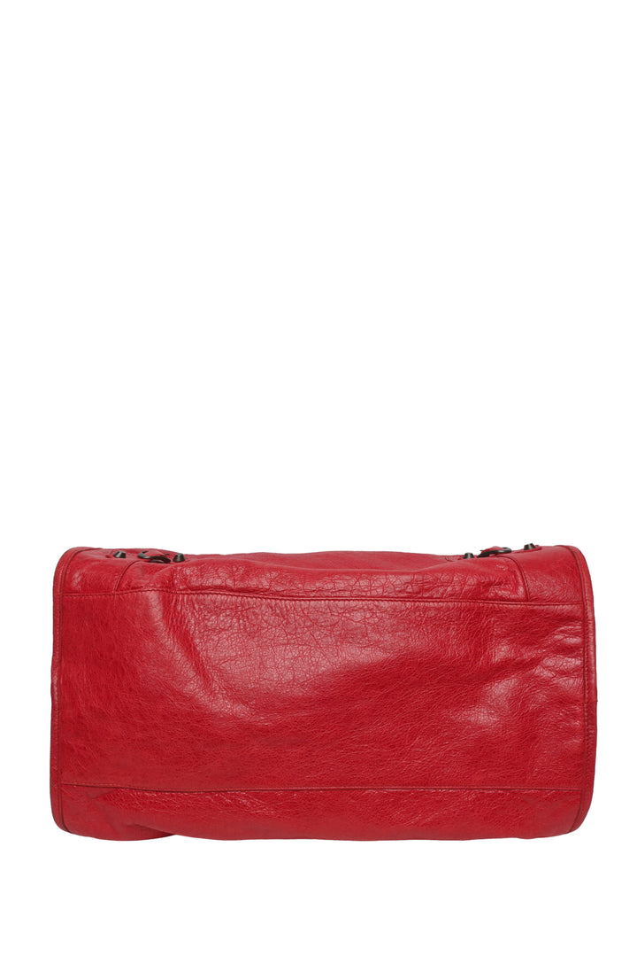 Balenciaga Agneau Leather Motocross Classic Kraft Tote