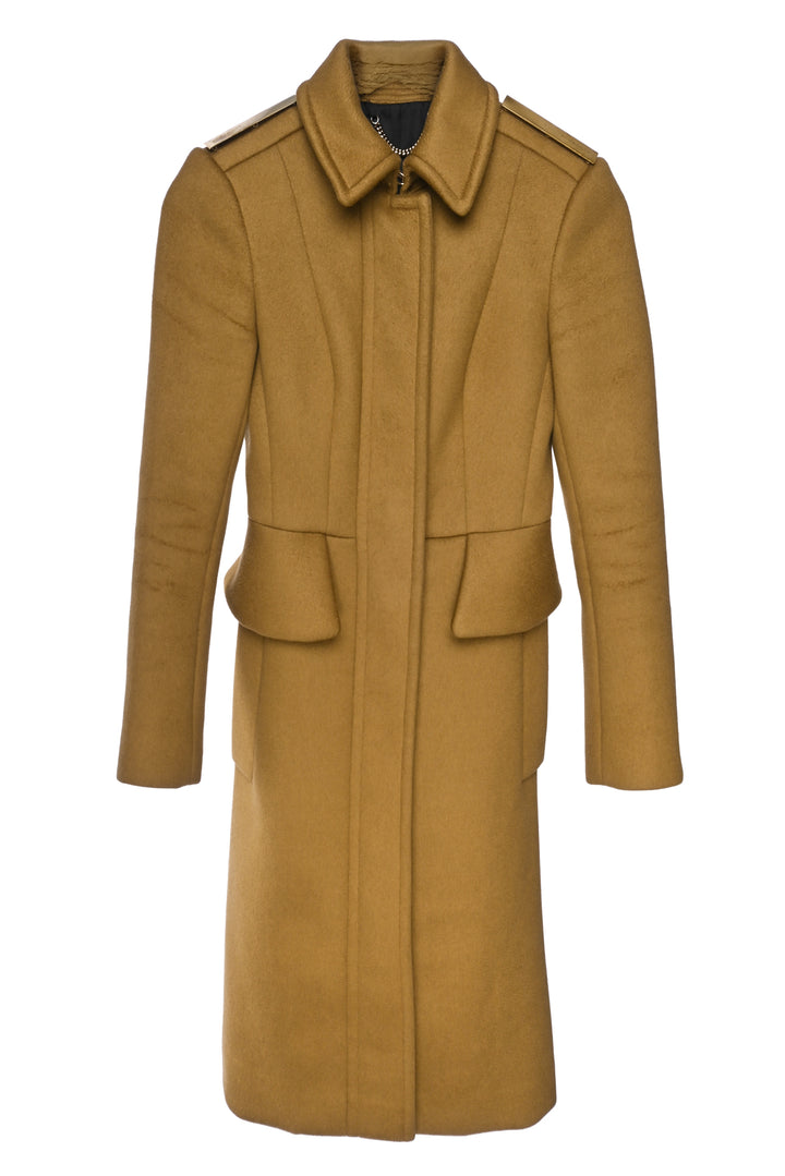 Burberry Prorsum Size 36 Cashmere-Blend Peplum Coat