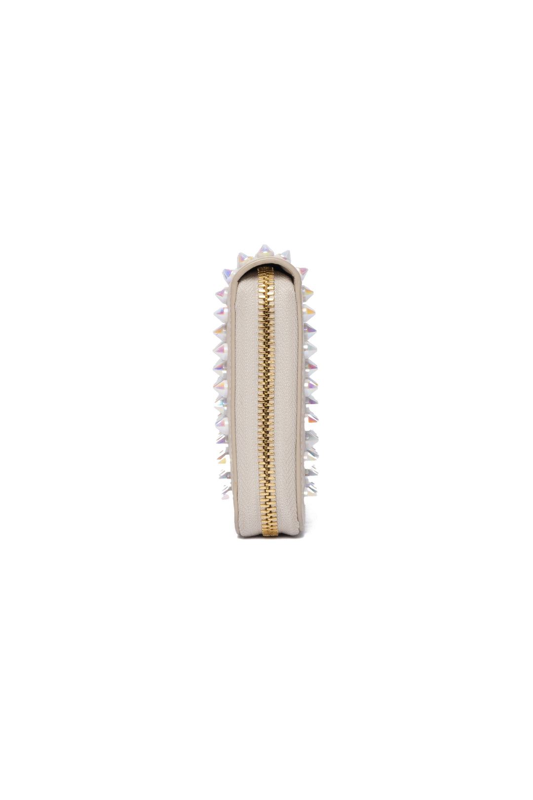 Christian Louboutin Spikes Panettone Zip Around Wallet