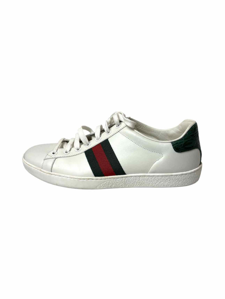 Gucci Size 39.5 Ace Leather Sneaker