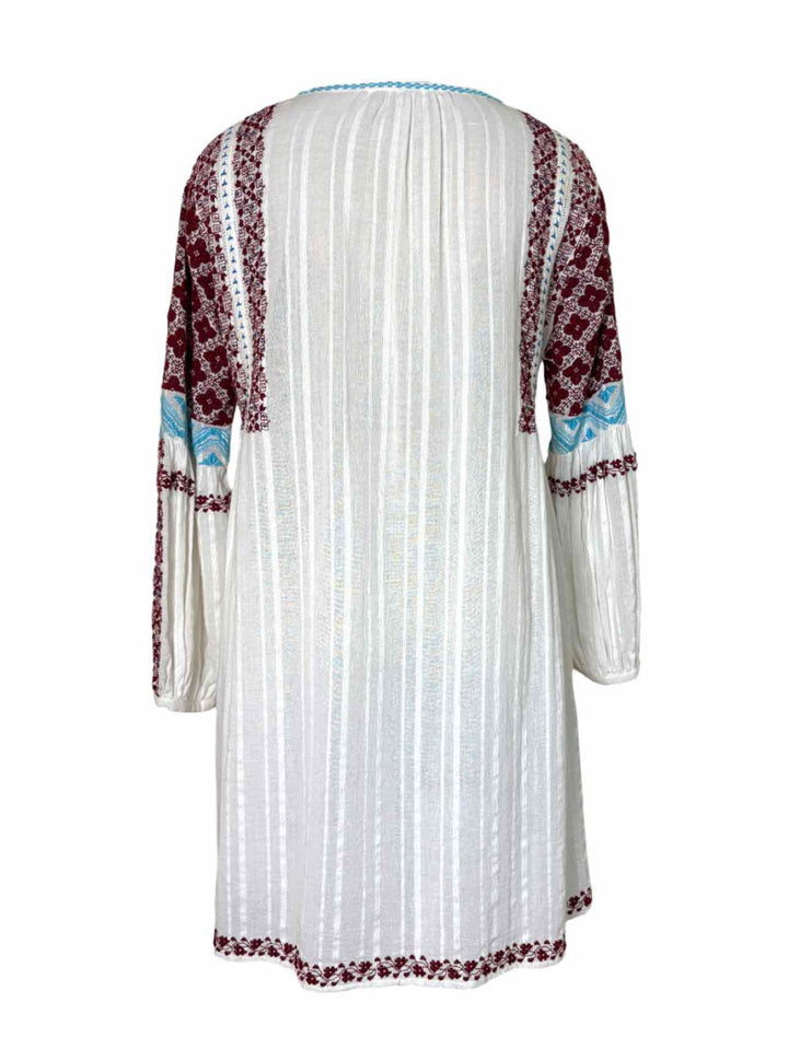 Ulla Johnson Size 4 Embroidered Cotton Dress
