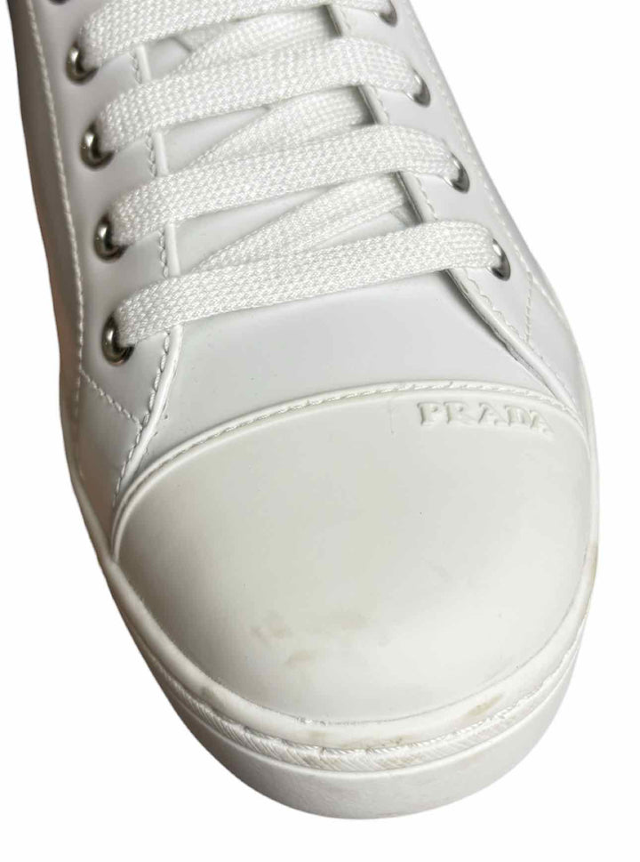 Prada Downtown Low-top Leather Size 38 Sneaker