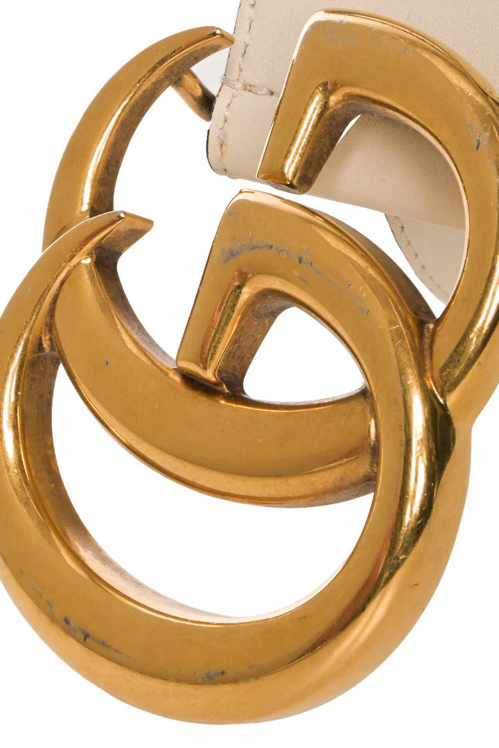 Gucci Size 38 GG Marmont Wide 95 Belt