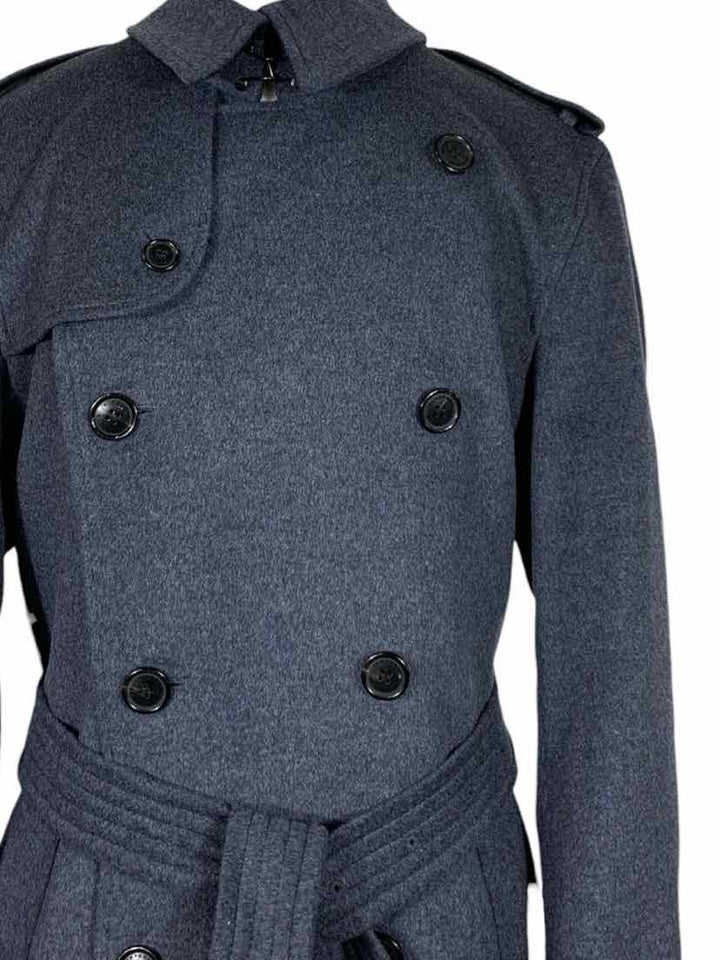 Burberry  London Size 46 Men's Double Breasted Wool-Blend Trench Coat