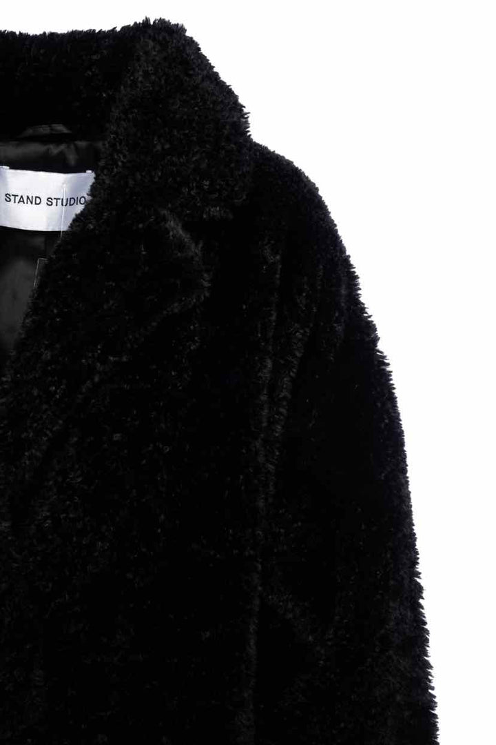 Stand Studio Size M Anika Faux Fur Oversized Coat