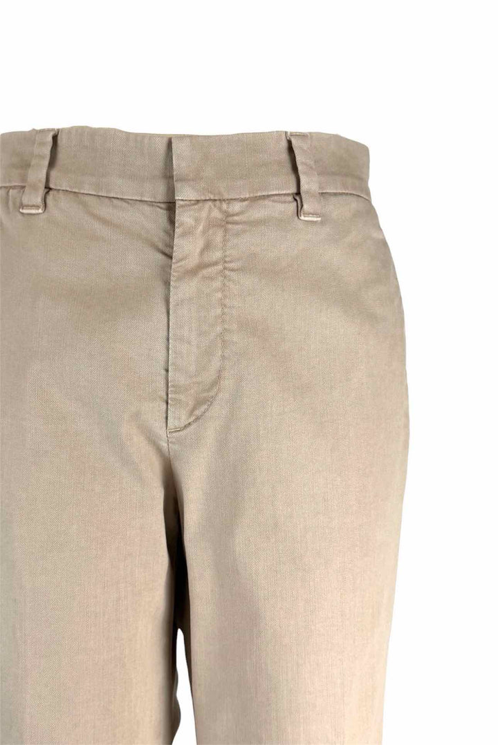 Brunello Cucinelli Size 6 Cotton Tapered Leg Pants