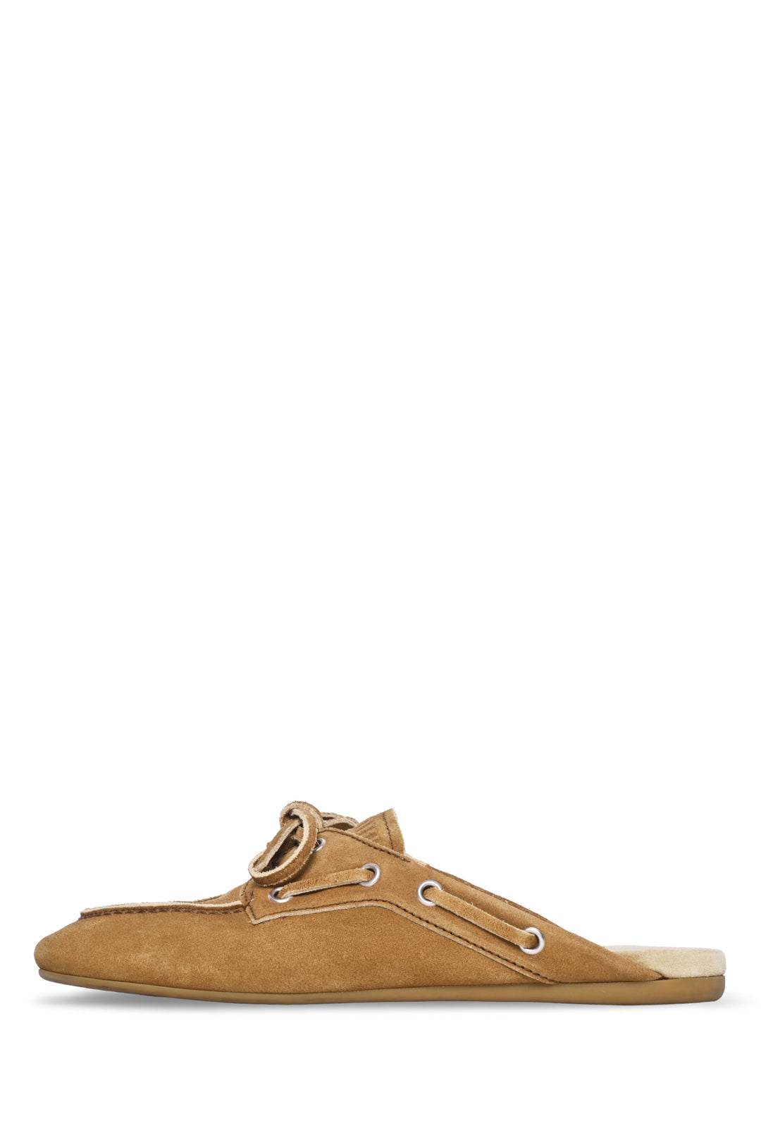 Miu Miu Size 37 Faded Suede Bow Accent Mules