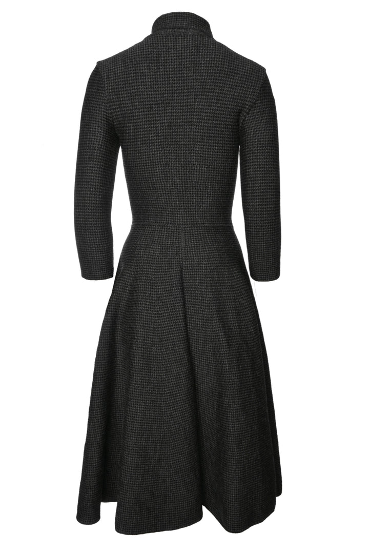 Christian Dior Size 2 Houndstooth Wool Knit Dress