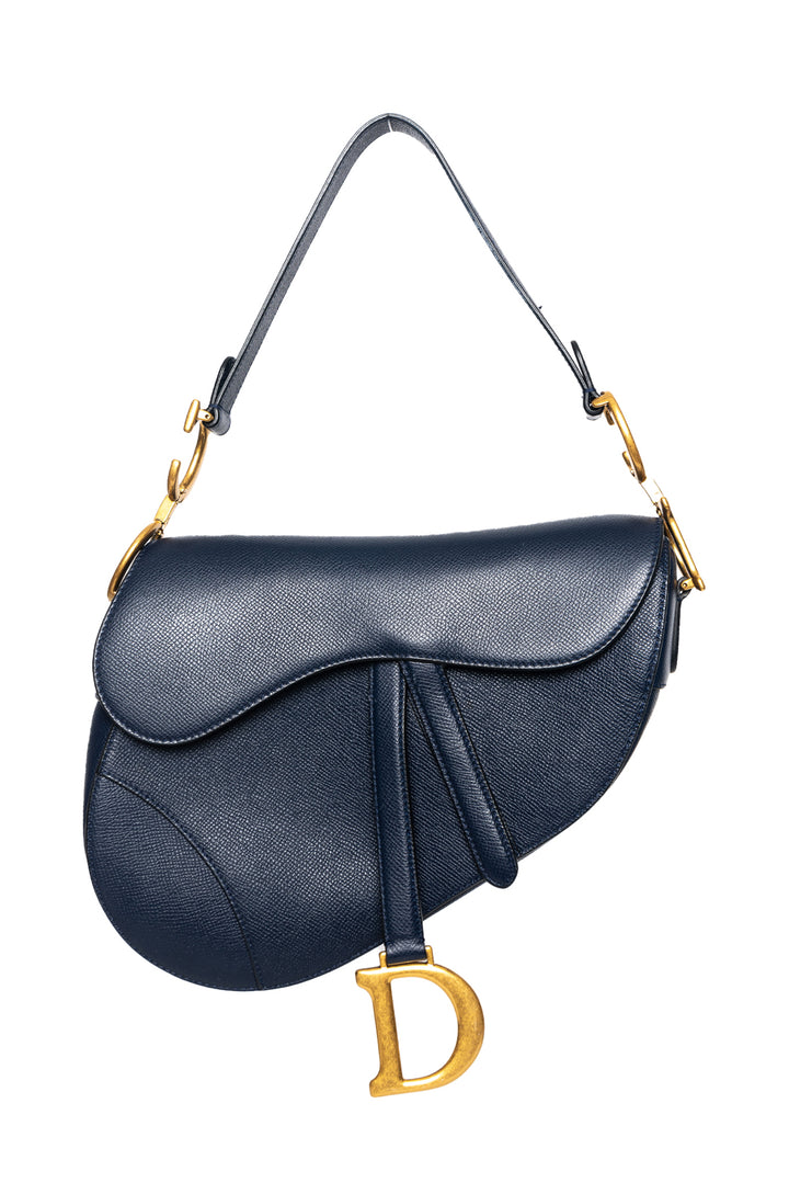 Christian Dior 2020 Calfskin Saddle Bag