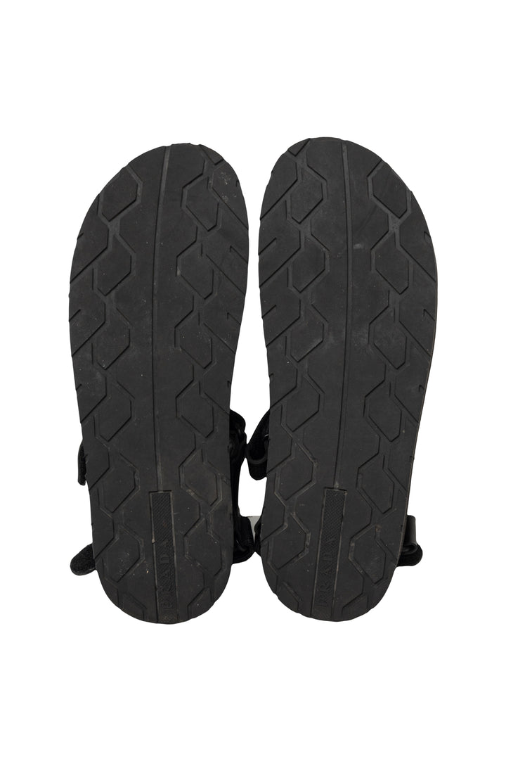 Prada Size 39 Logo Sandals