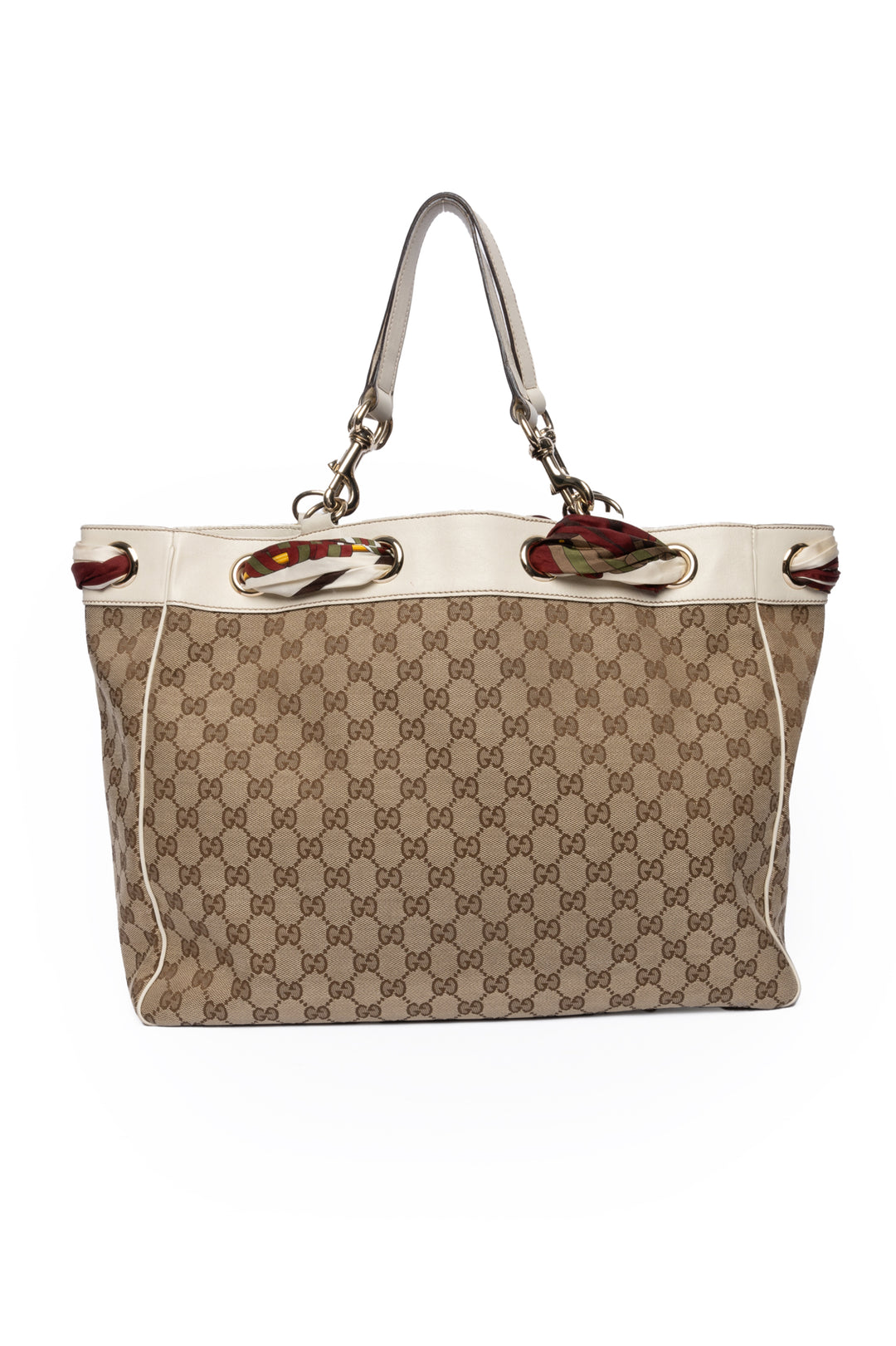 Gucci GG Canvas Positano Scarf Tote