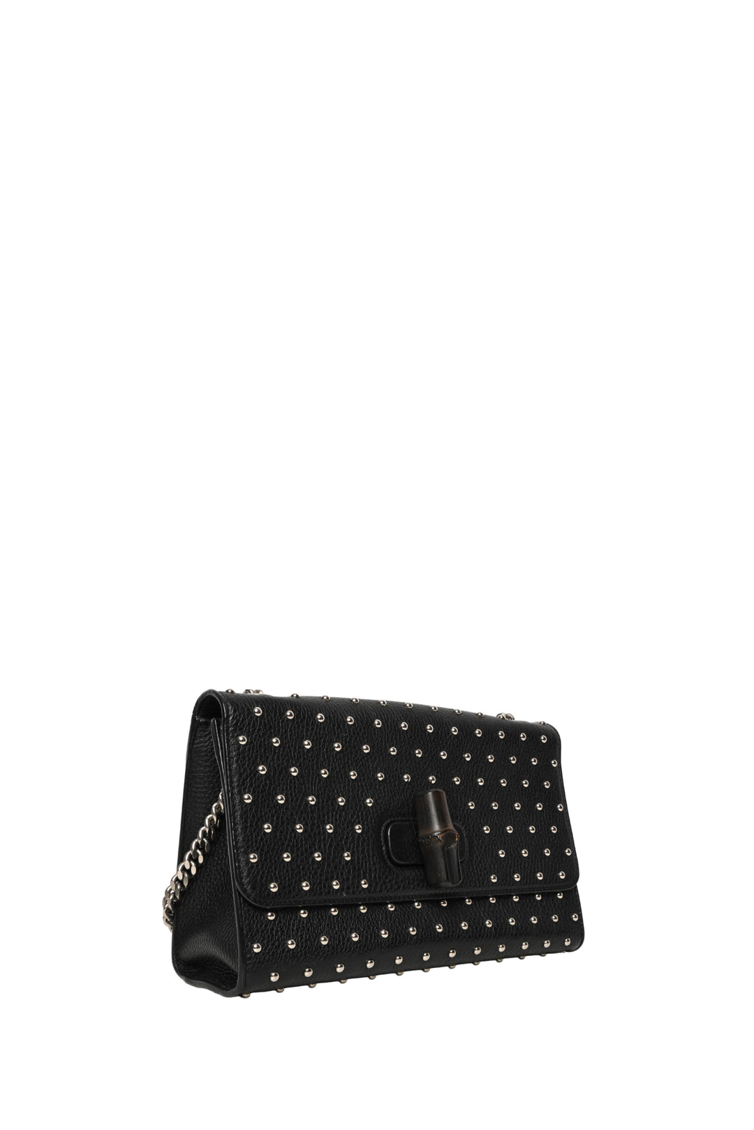 Gucci Studded Medium Miss Bamboo Shoulder Bag