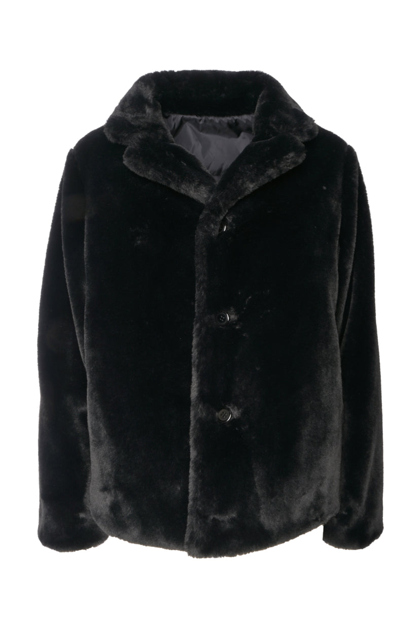 Aspesi Size XS Reversible Faux Fur & Nylon Jacket