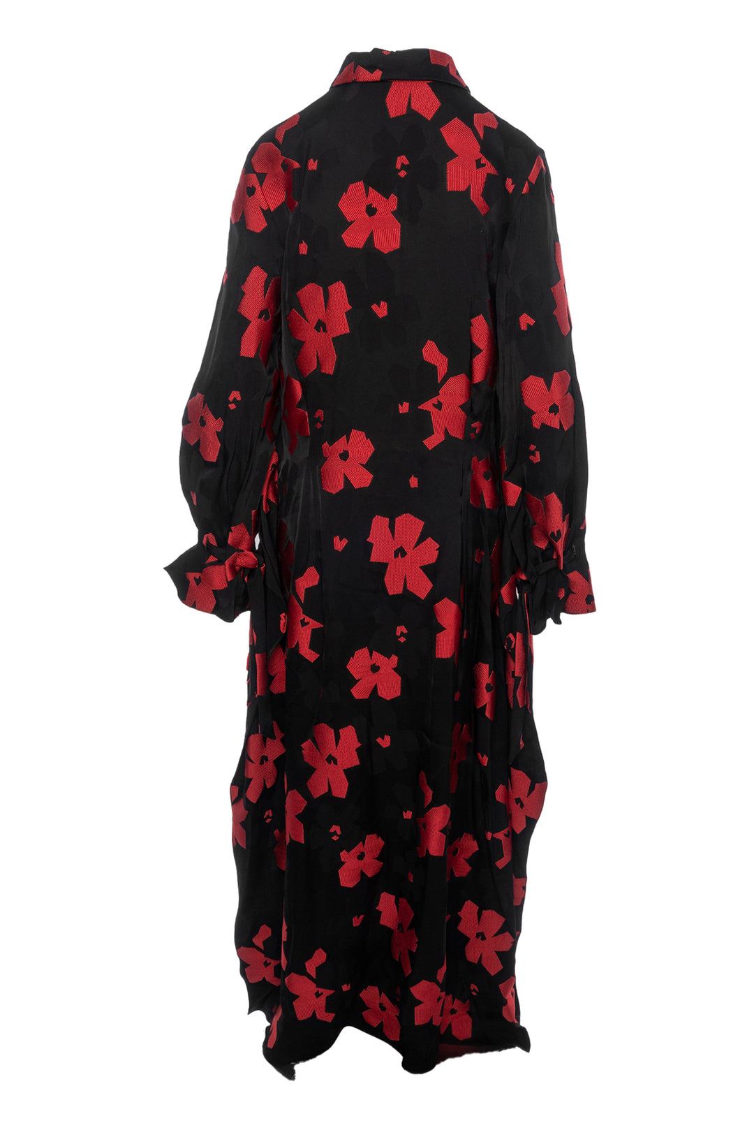 Roland Mouret Size 10 Floral Print Long Sleeve Dress