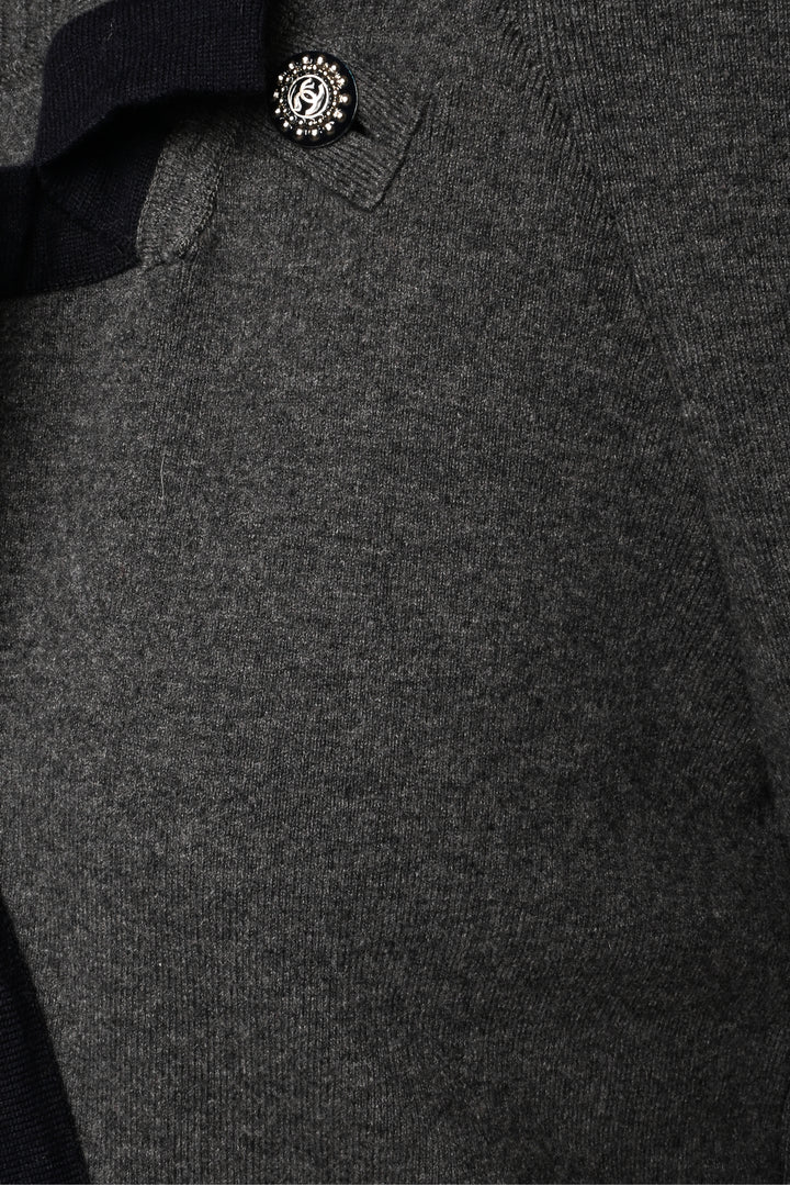 Chanel Size 38 Wool Dress & Cardigan Set