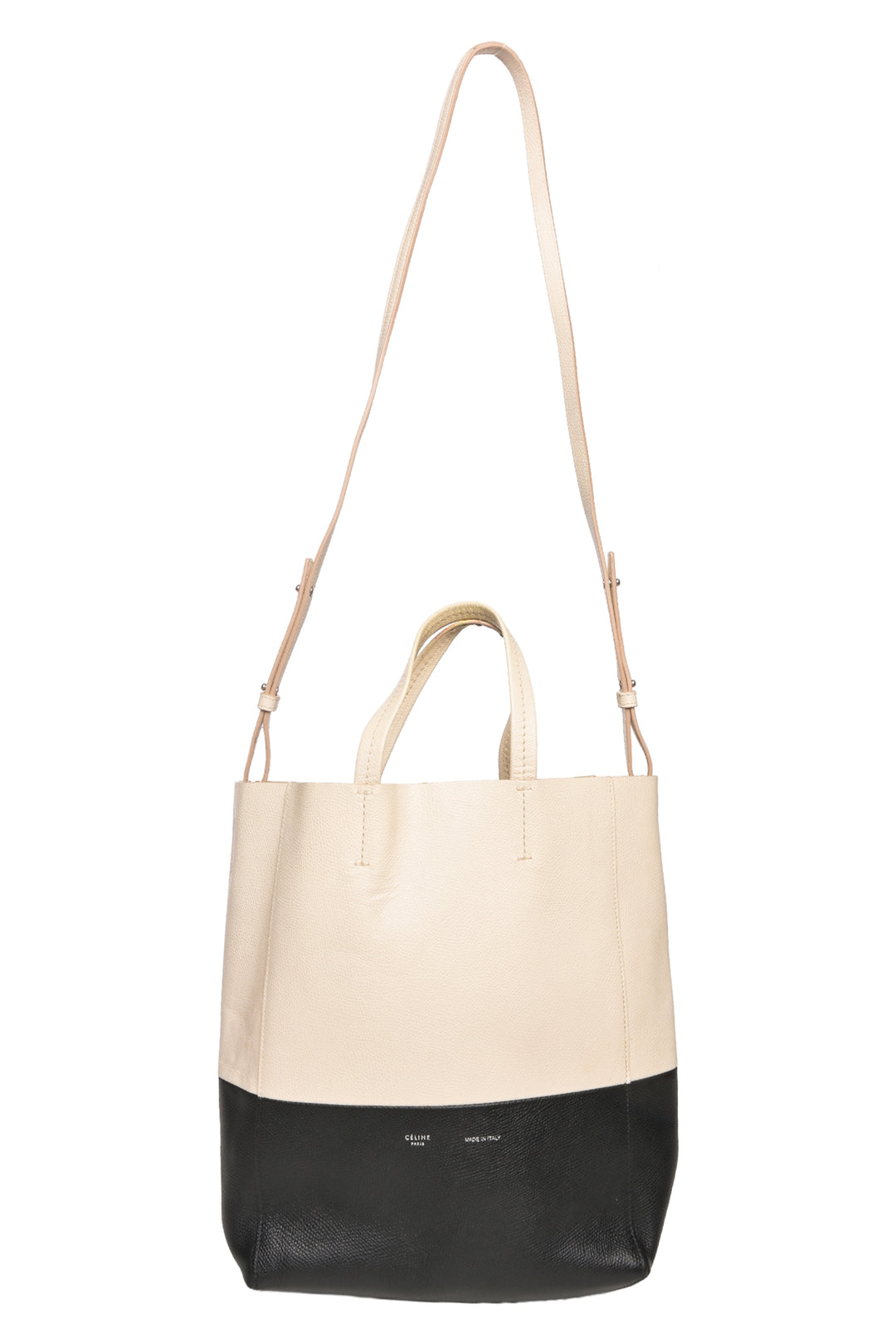 Celine 2014 Bicolor Vertical Cabas Small Tote