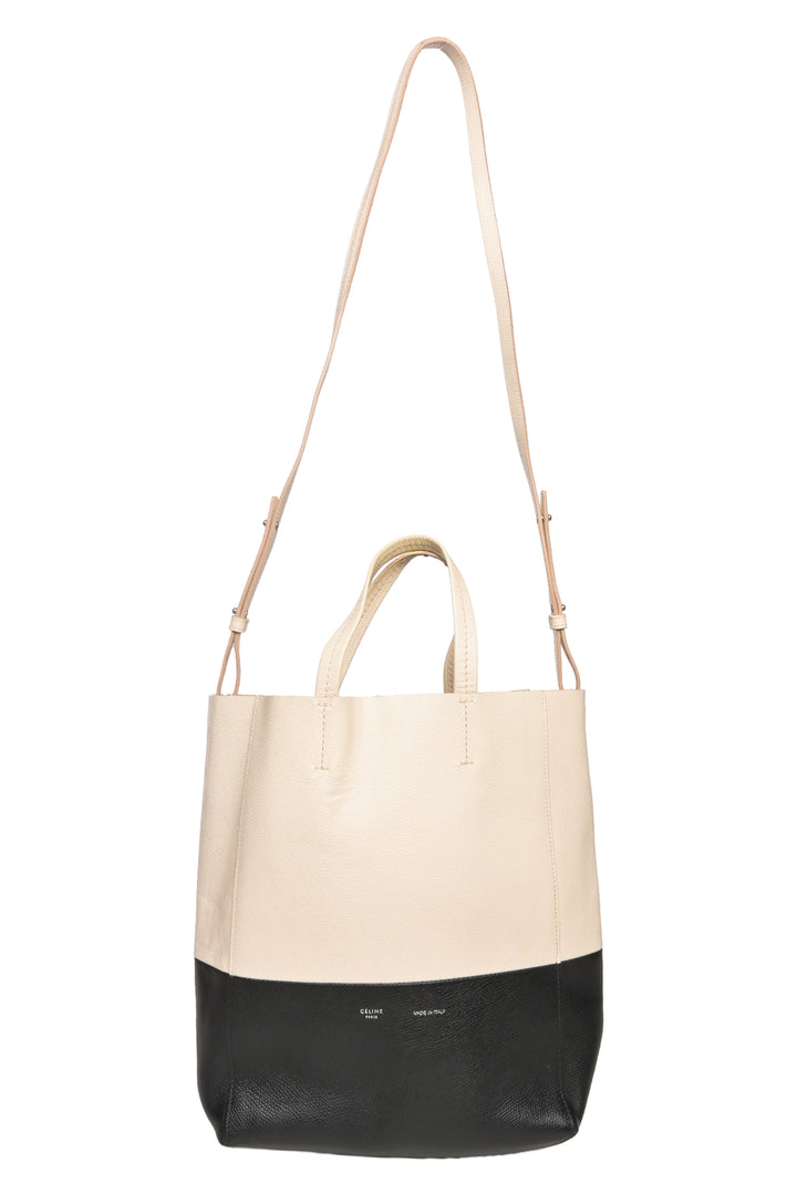 Celine 2014 Bicolor Vertical Cabas Small Tote