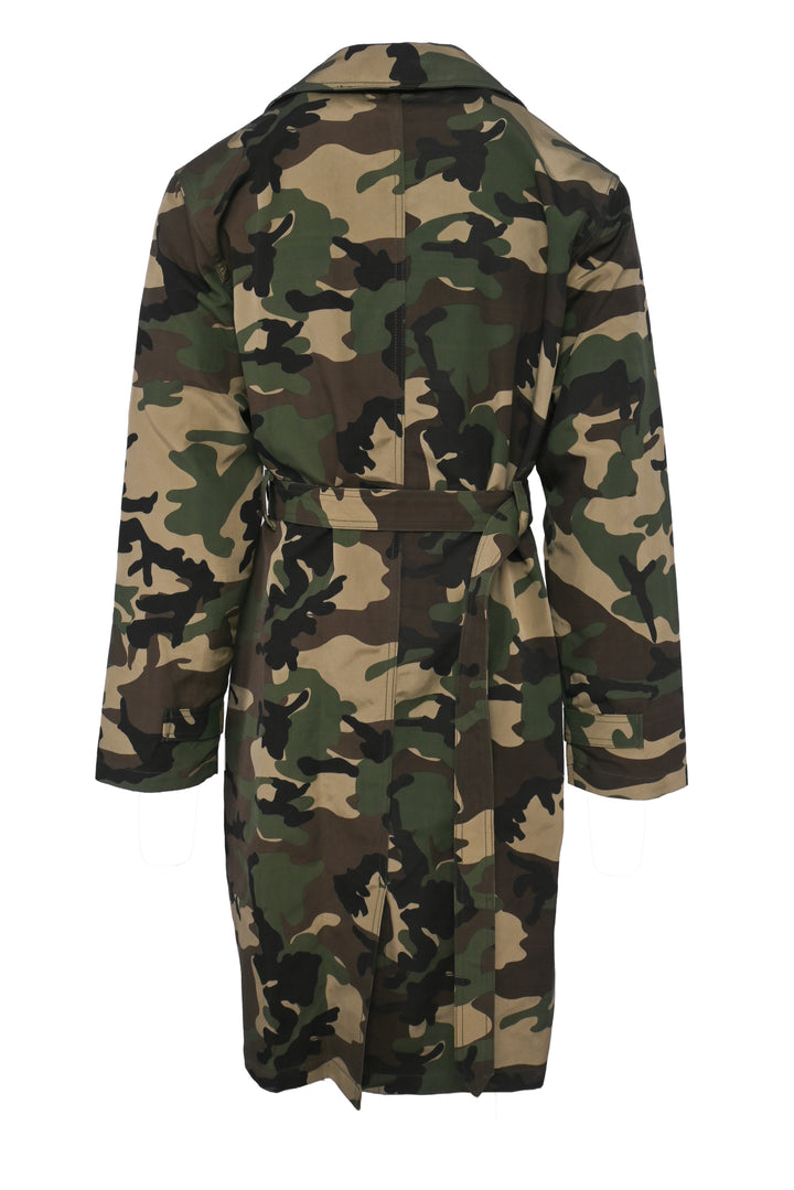 Stussy Size L Men's Camo Trench Coat