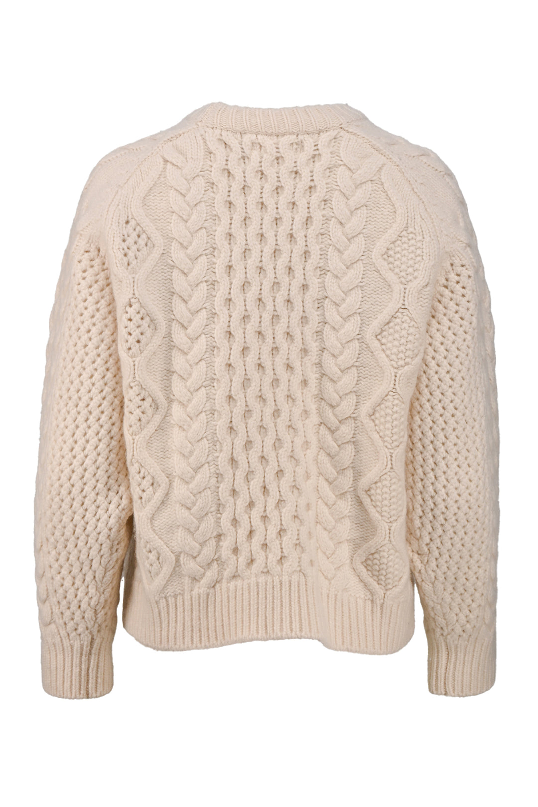 Loulou Studio Size S Ciprianu Cableknit Sweater