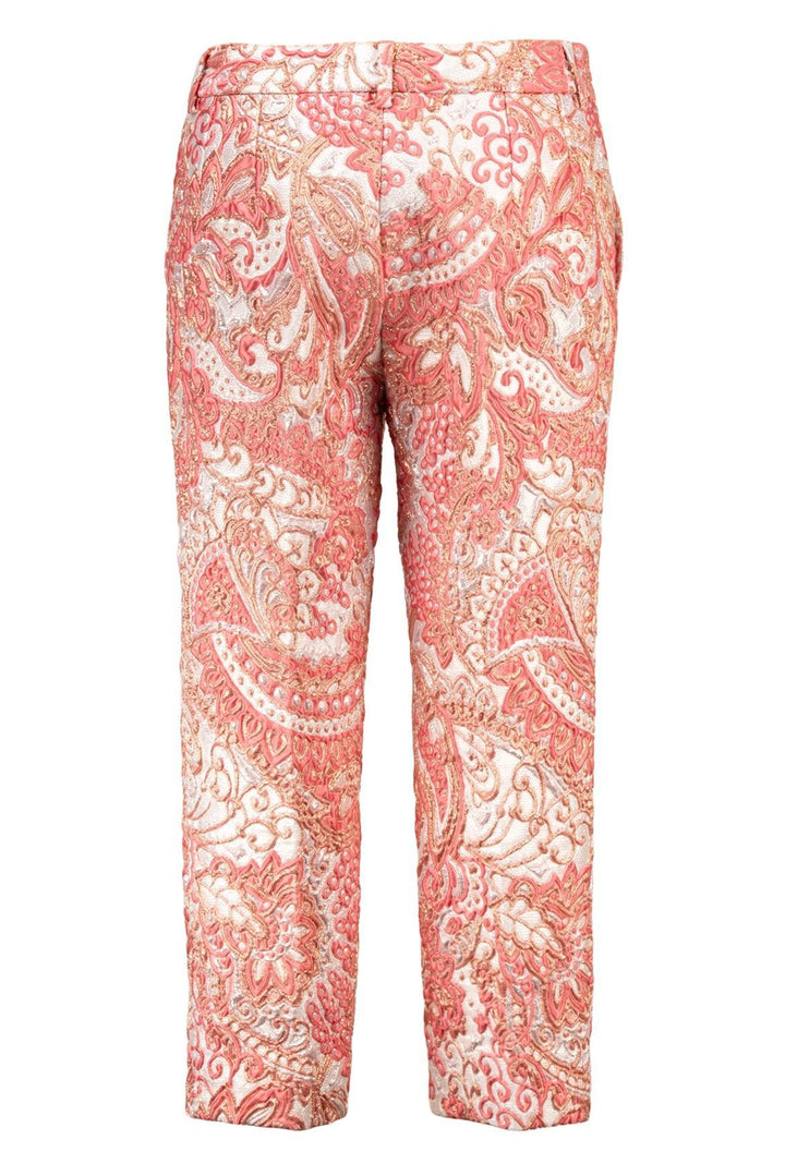 Dolce & Gabbana Size 40 Metallic Jacquard Print Pants