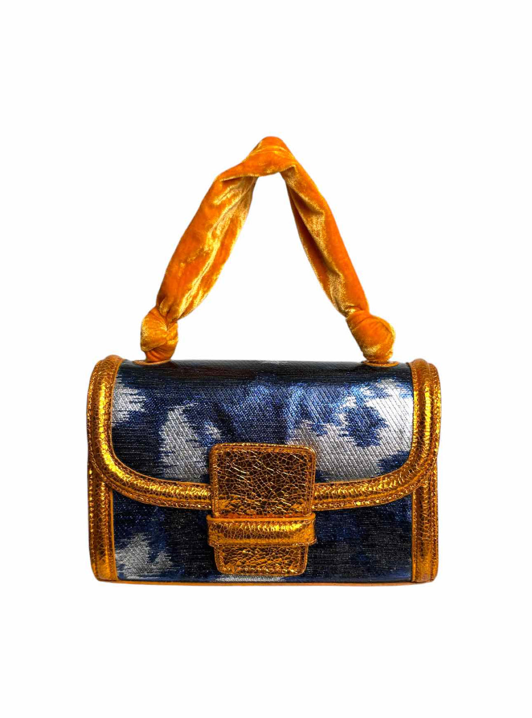 Dries Van Noten Metallic Leather Purse