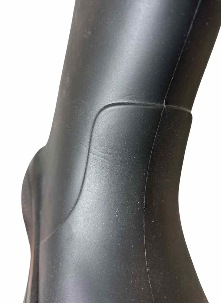 Prada Size 38 Mellow Rubber Ankle Boots