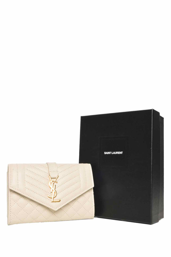Saint Laurent 2020 Triquilt Envelope Flap Wallet