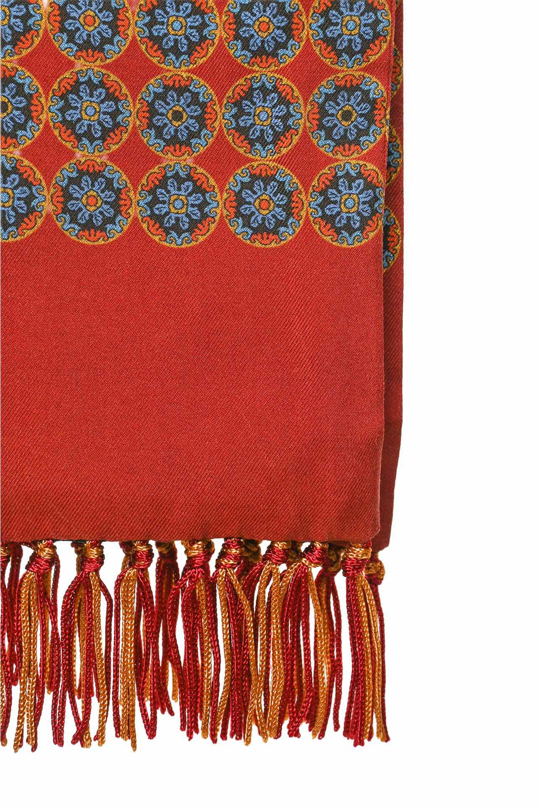 Gucci Silk Fringed Scarf