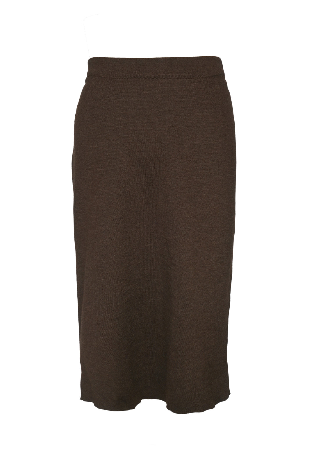 Black Goat Size XL Cashmere & Silk Pencil Skirt