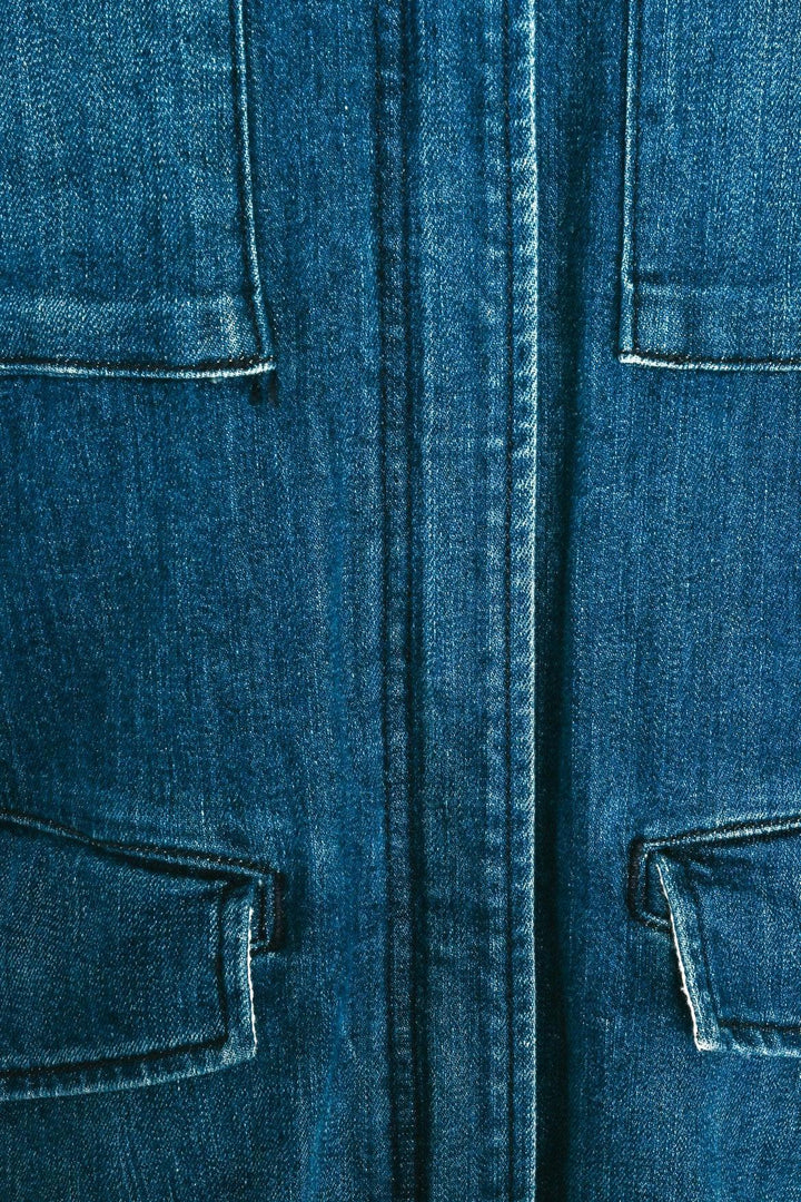 Nili Lotan Size M Denim Utility Jacket