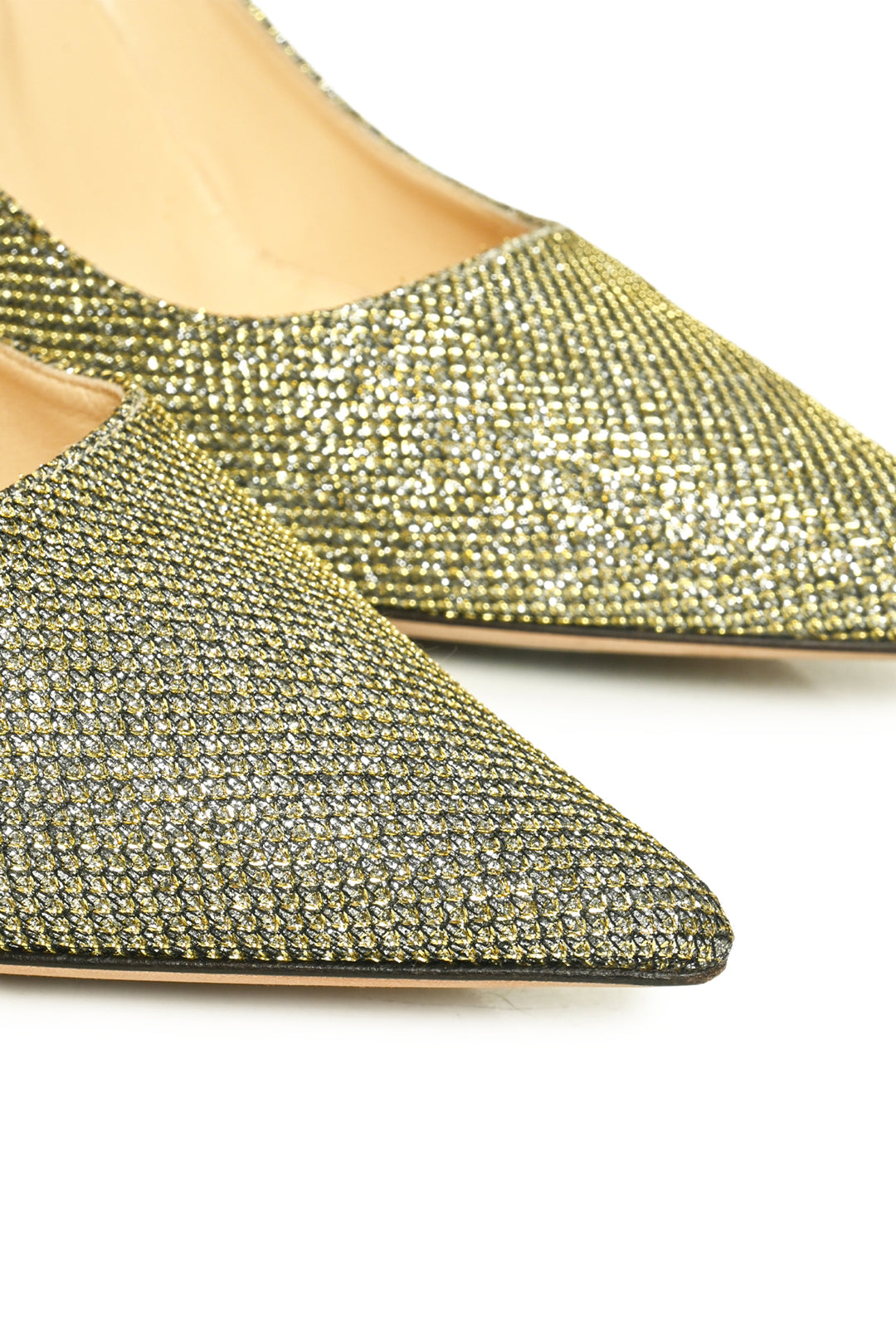 Jimmy Choo Size 39.5 Abel Glitter Pumps