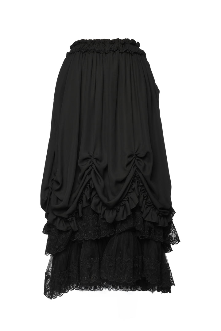 Simone Rocha Size 8 Ruched Tiered Dress