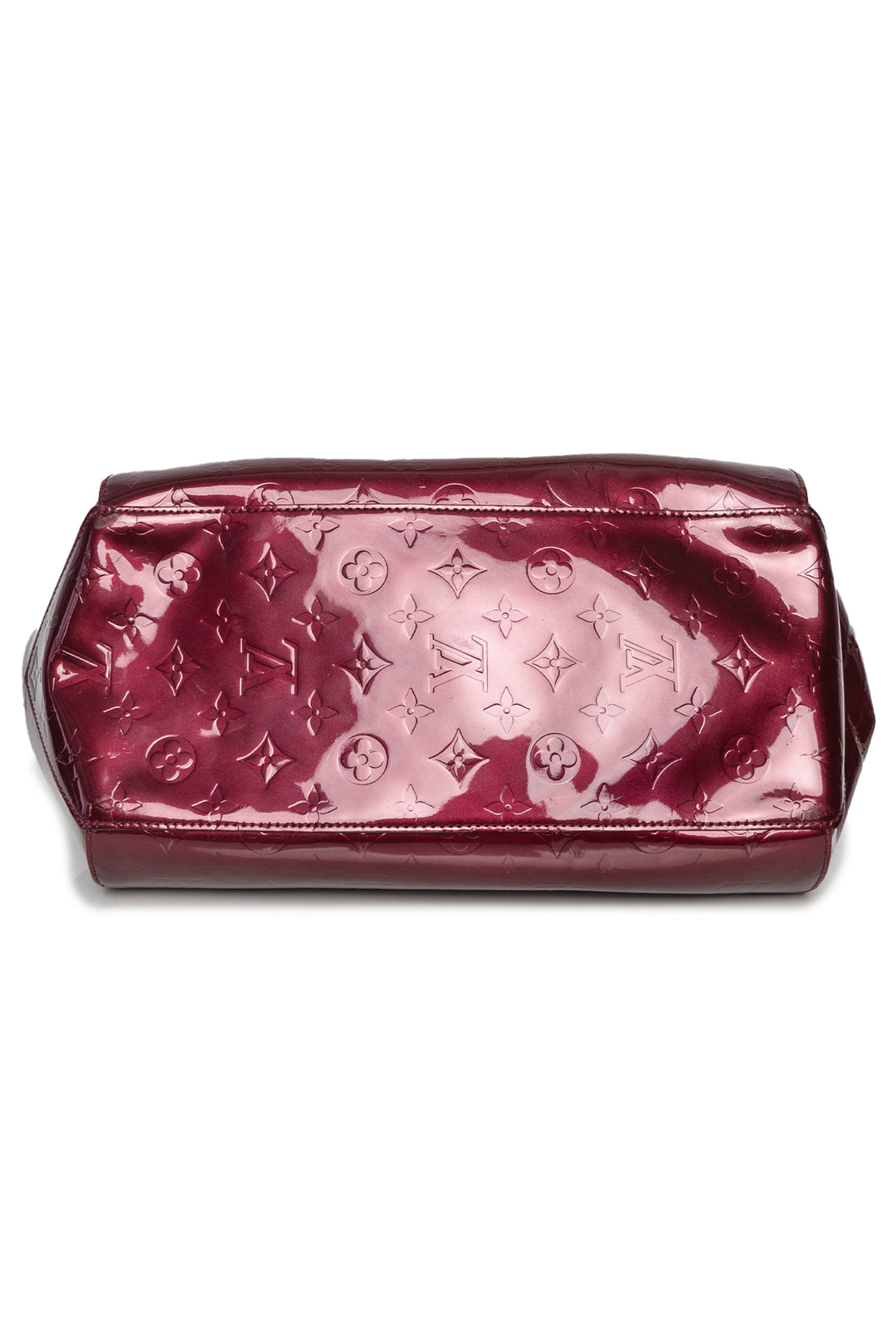 Louis Vuitton 2011 Rouge Fauviste Monogram Vernis Sherwood GM Purse