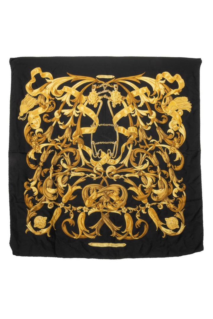 Hermes Le Mors A La Conetable Silk Scarf