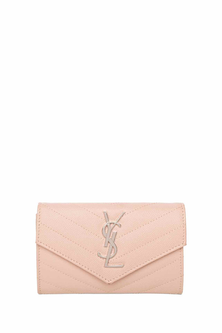 Saint Laurent Cassandre Matelasse Small Envelope Wallet