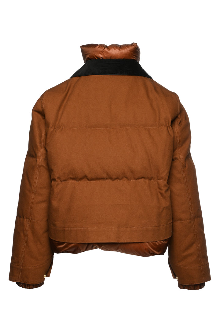 Sacai x Carhartt WIP Size 1 Cropped Duck Puffer Jacket
