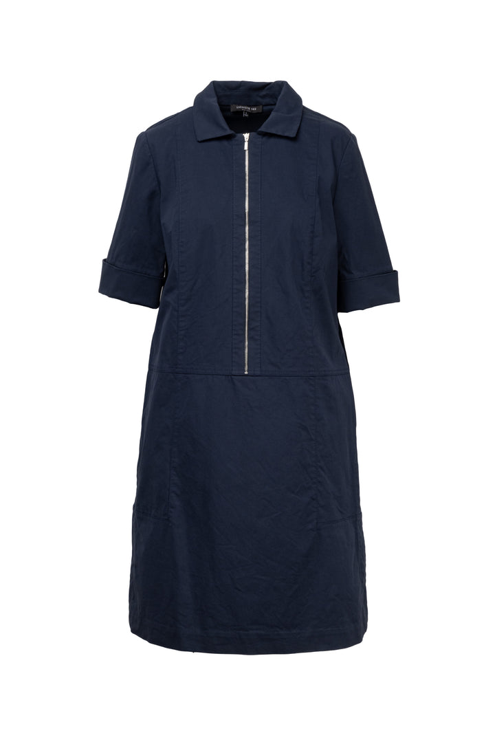 Lafayette 148 Size L Half Zip Midi Dress