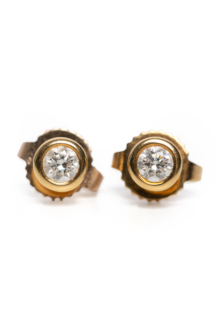 Tiffany & Co Elsa Peretti Diamonds By The Yard Stud Earrings