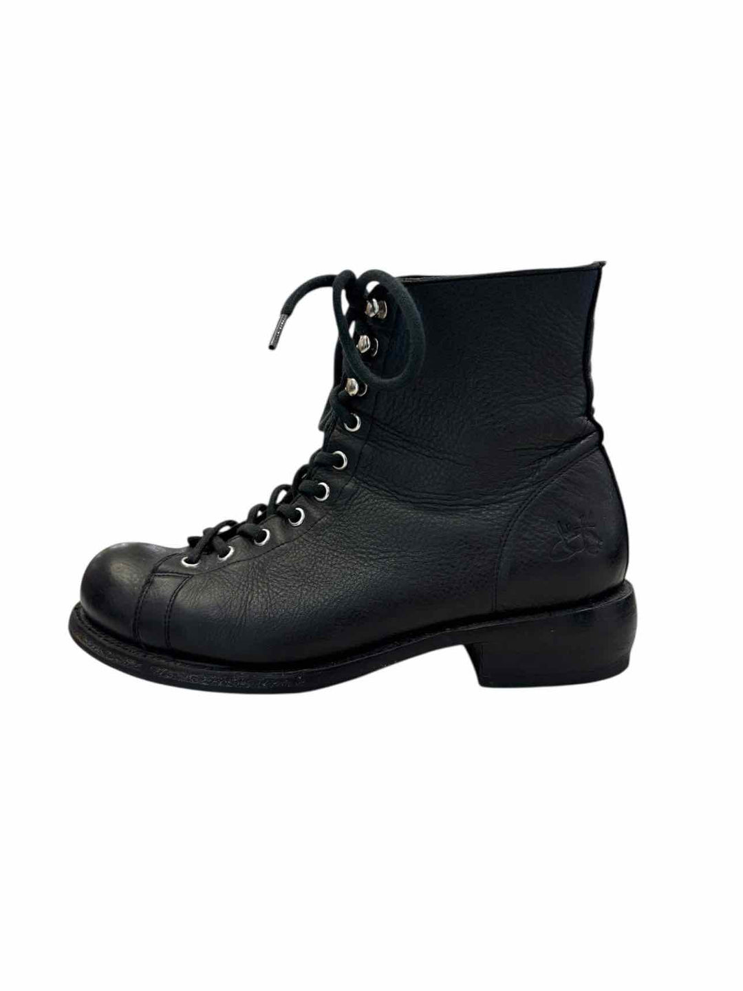 Fluevog Size 9 Ricard Leather Lace-up Ankle Boots