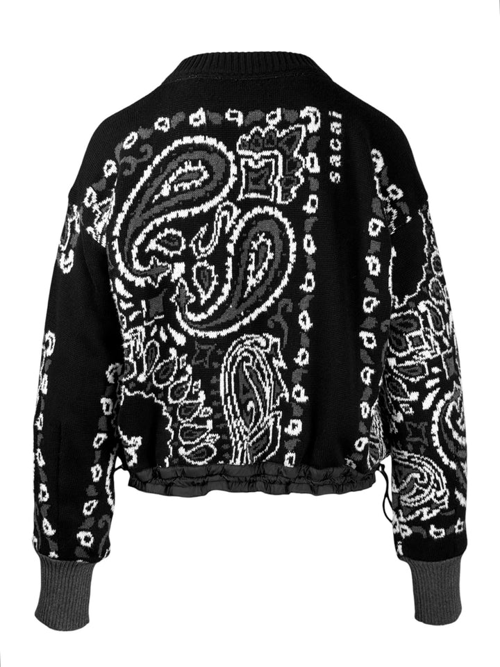 Sacai Size 2 Bandana Sweater